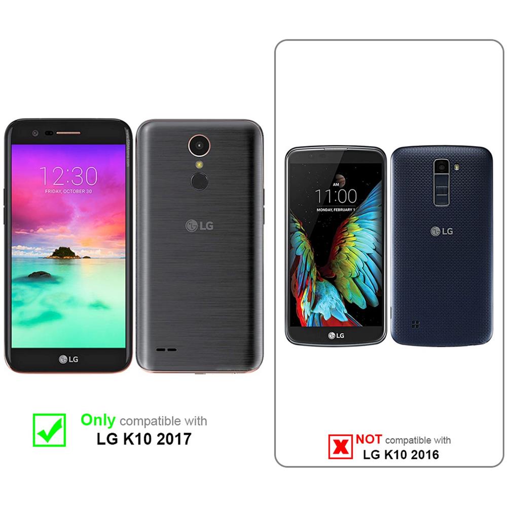 Custodia Compatibile Con Lg K10 2017 In Candy Blu Scuro - Coperchio Protettivo In Silicone Tpu Flessibile - Foto 2
