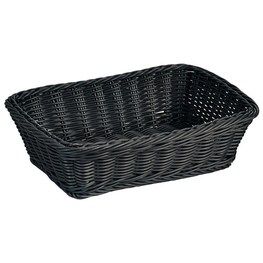 Cestino Per Il Pane Intrecciato Nero, Pratico E Facile Da Pulire - Foto 1