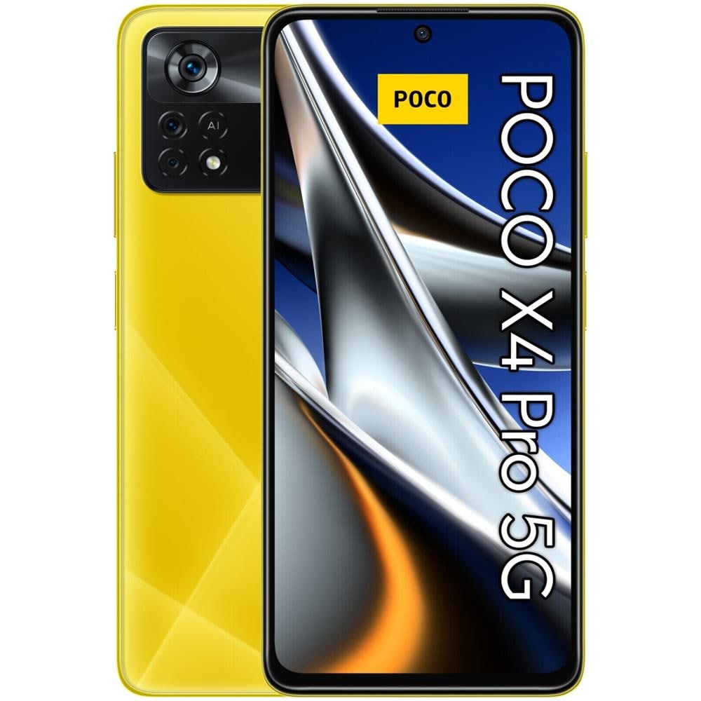 Poco X4 Pro 5G 256GB 8 GB Ram Dual Sim Display 6.67" Full HD+ Slot Micro SD Fotocamera 108 Mpx Android Giallo - Foto 1