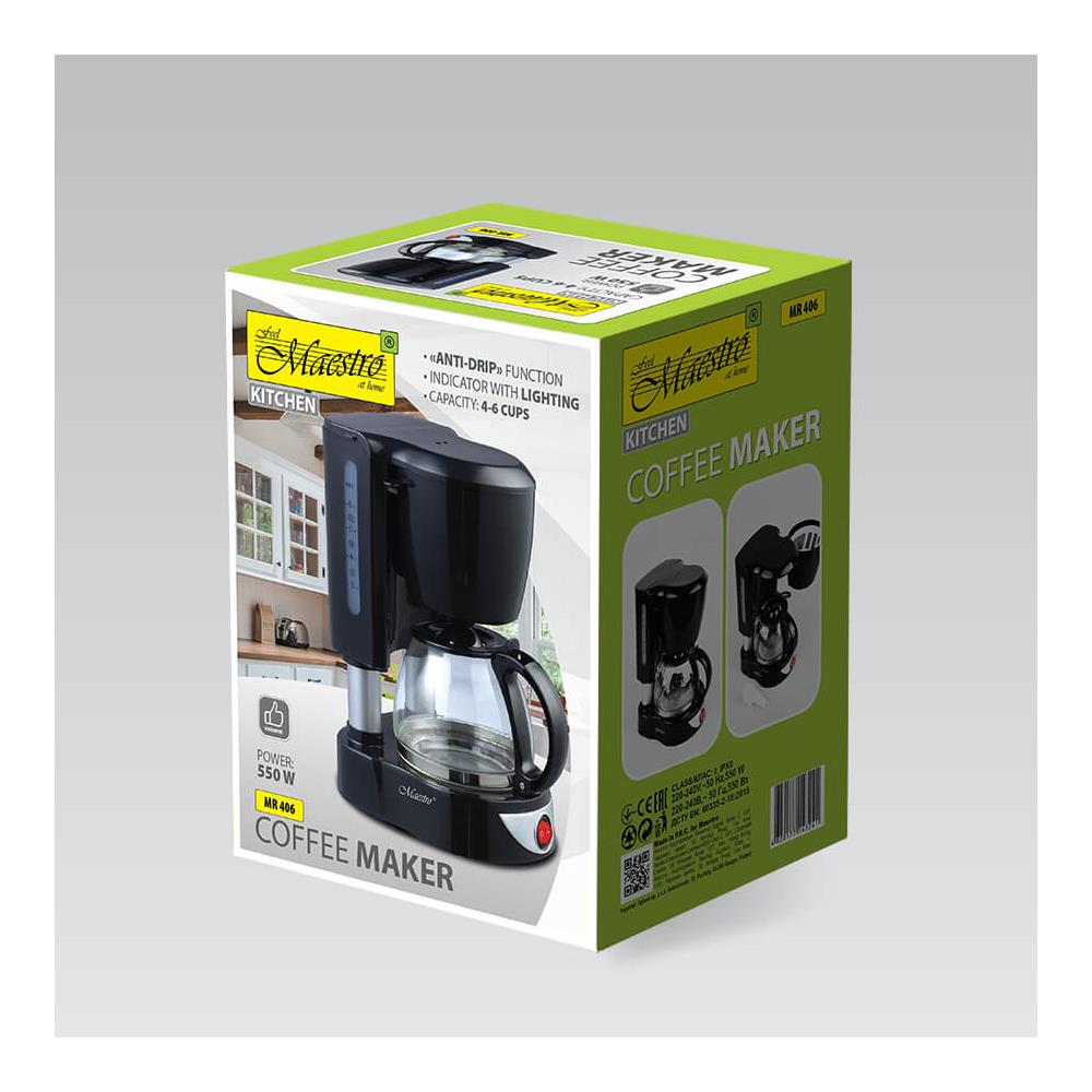 Macchina Per Caffè MR406 Automatica 550 W Colore Nero - Foto 1