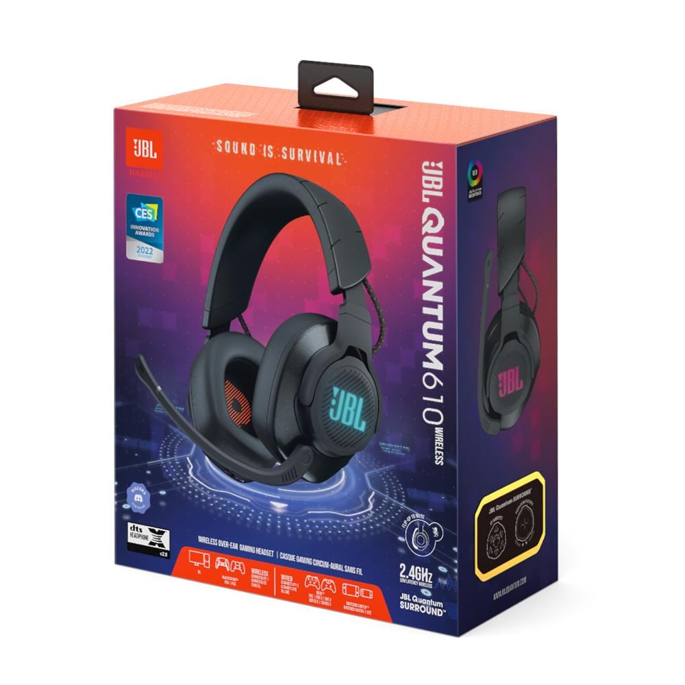 Cuffie Gaming QUANTUM 610 Wireless Jack 3,5 mm con Microfono Colore Nero - Foto 6