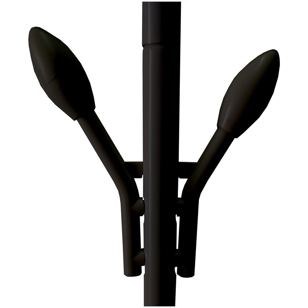 Appendiabiti Da Ingresso In Metallo Home 3 Ganci Laterali 150x110x40cm Nero - Foto 2