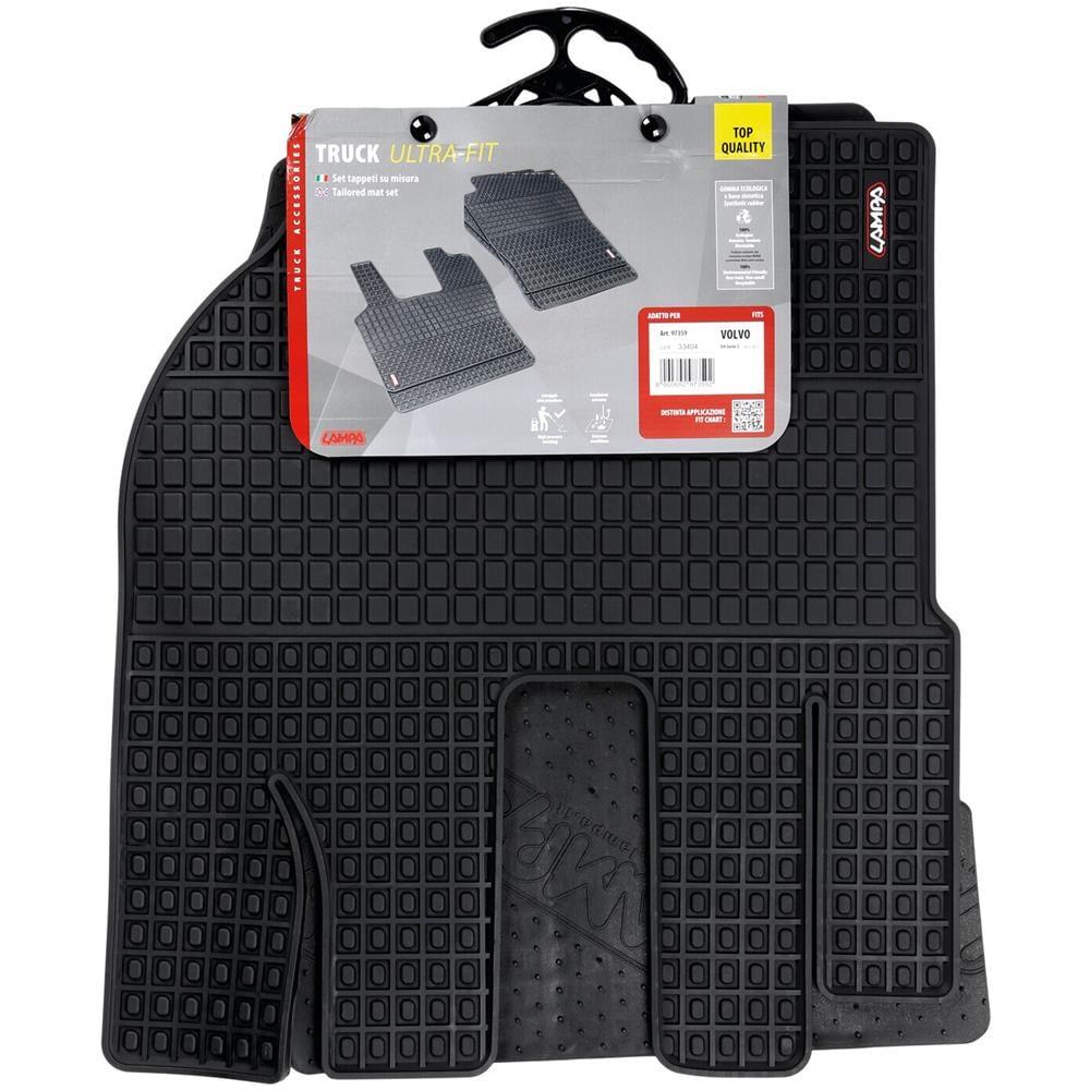 Coppia Tappeti Su Misura In Eco Gomma Per Camion - Compatibile Per Volvo Fh Serie 3 (08/02>08/12) - Foto 2