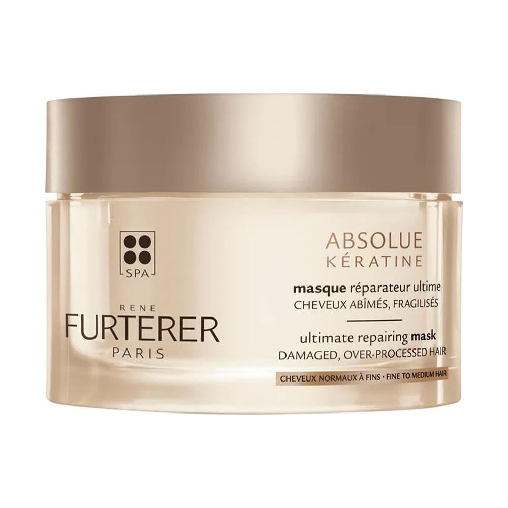 Rene Furterer, Absolue Keratine, A Base Di Piante, Maschera Crema Trattamento Capelli, Riparazioni, 200 Ml - Foto 1