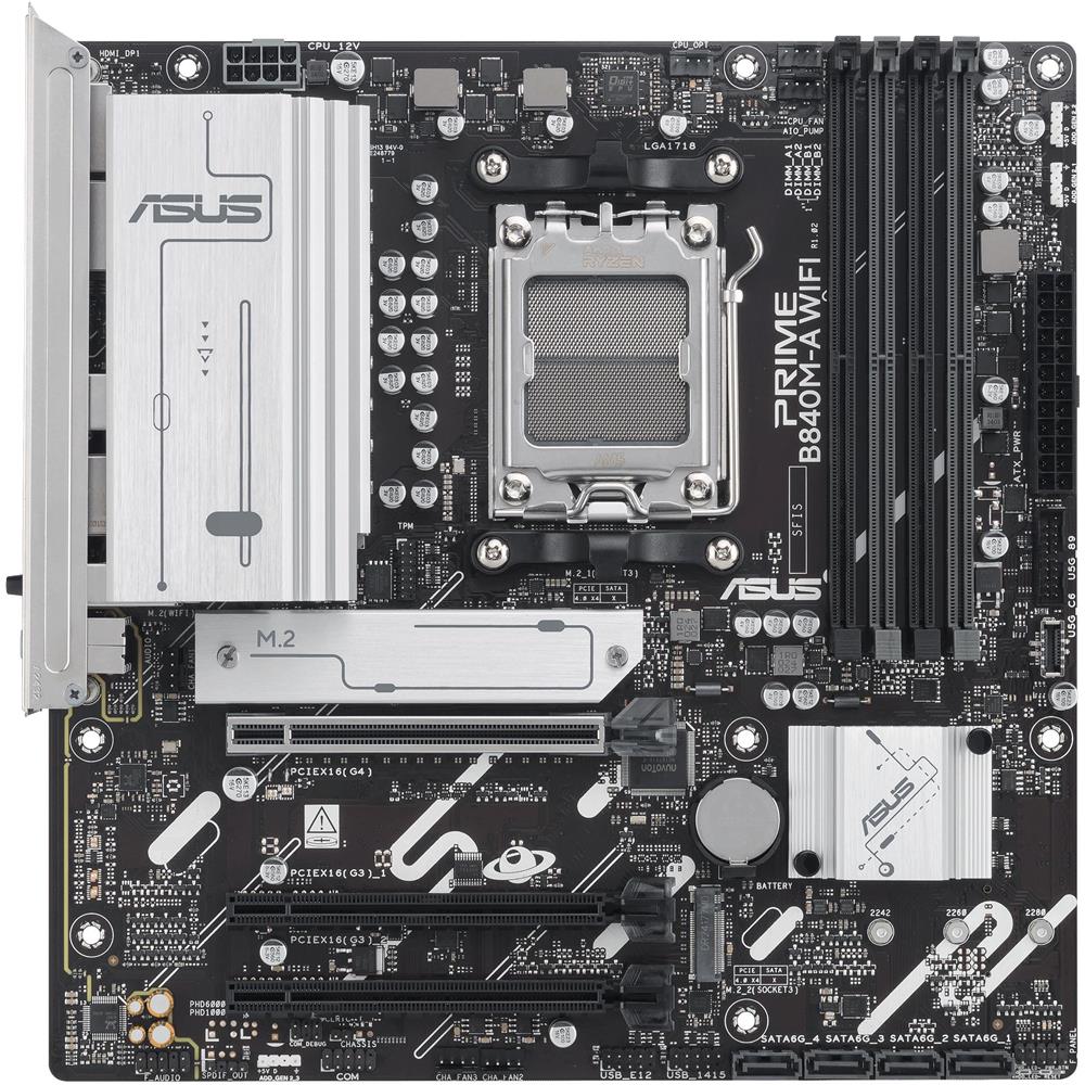 Scheda Madre PRIME B840M-A WIFI Socket AM5 Chipset B840 Micro ATX - Foto 2