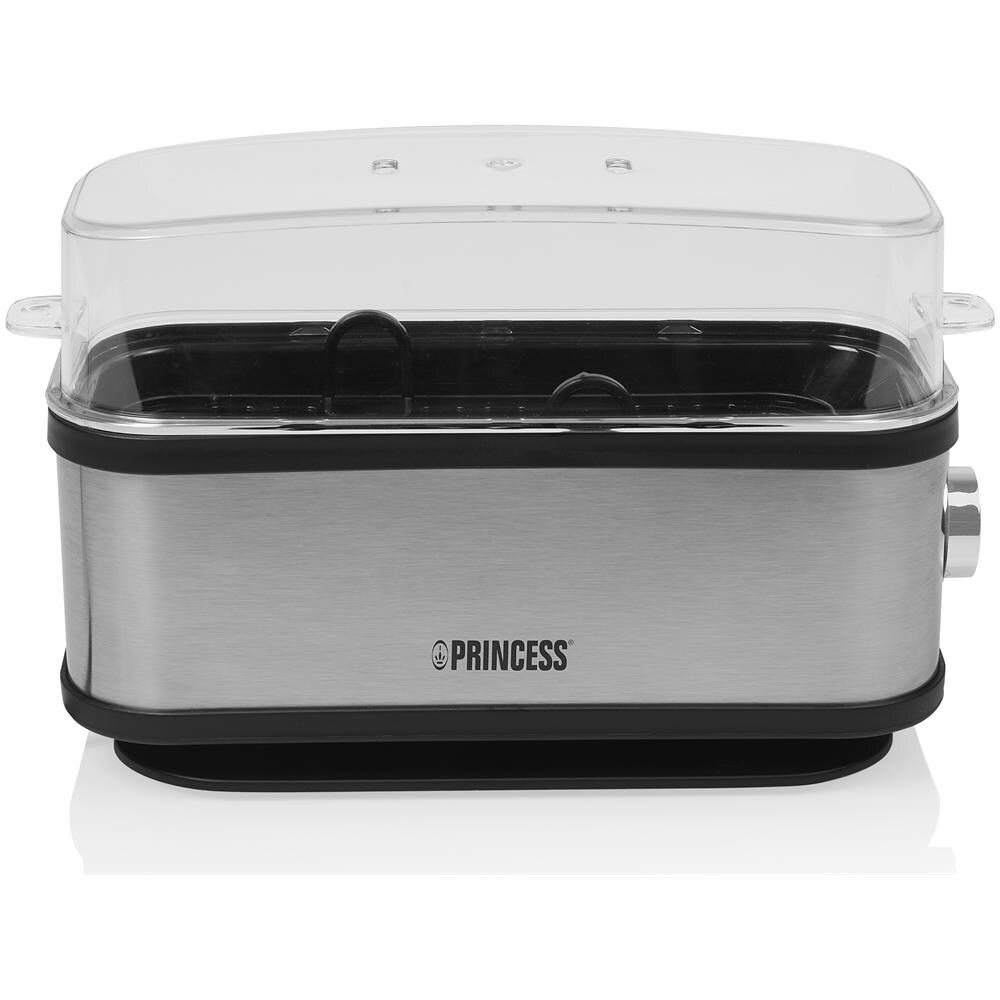 01.262045.01.001 Pentolino per uova 3 uovo /uova 210 W Nero, Argento - Foto 1