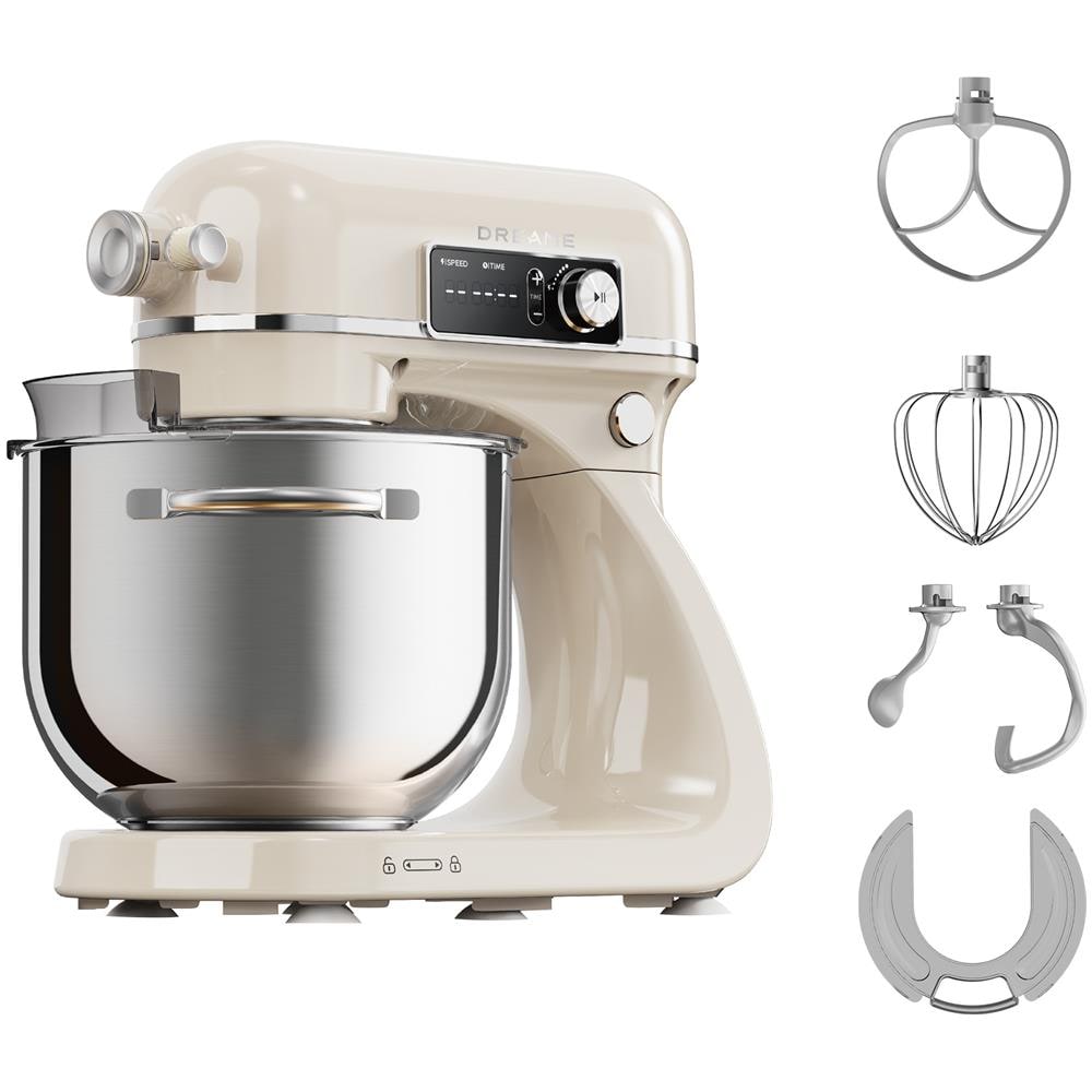 BioKnead Sbattitore con base 800 W Bianco, Crema - Foto 1