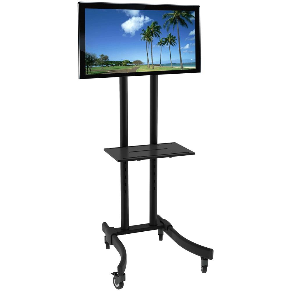 ICA-TR23 - Supporto mobile da pavimento per TV LED / LCD 32-70'' con mensola - Foto 3