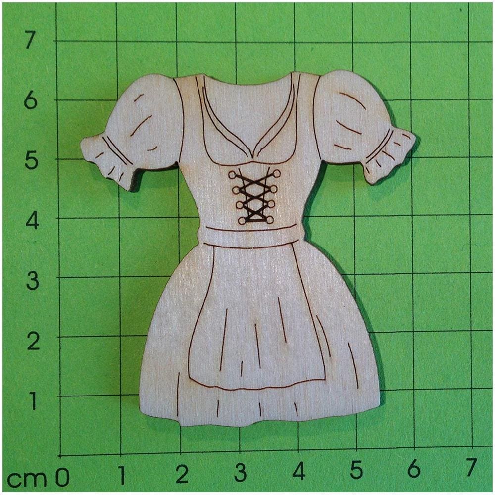 Petra S Kit Creativo News A Ofh78420â strame Decorazione, 20â x Dirndl In Legno, 40â mm - Foto 2