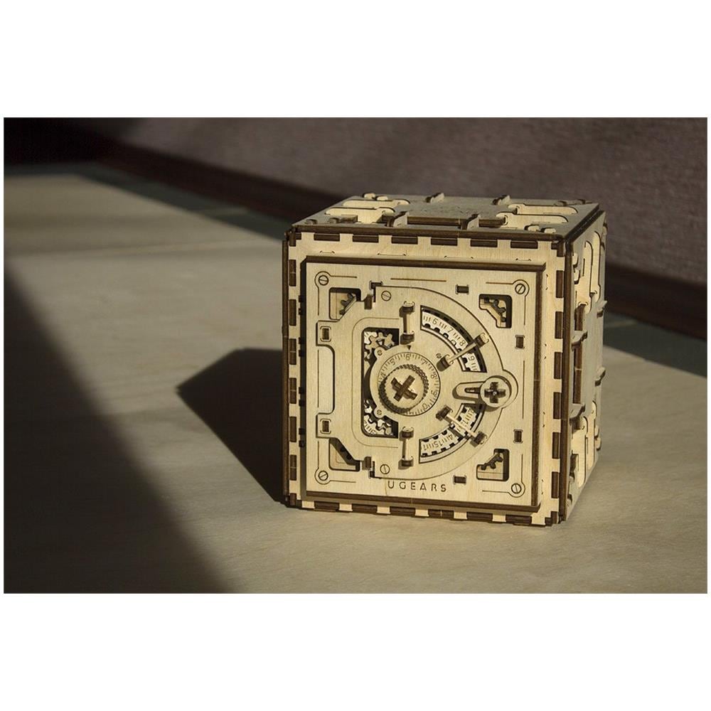 Puzzle in Legno 3D - Cassaforte da Costruire con Combinazione - 179 Pezzi - Foto 7