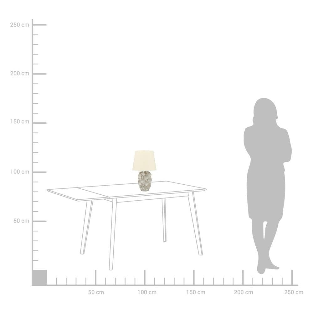 Lampada Da Tavolo Color Oro 46cm Allika - Foto 2