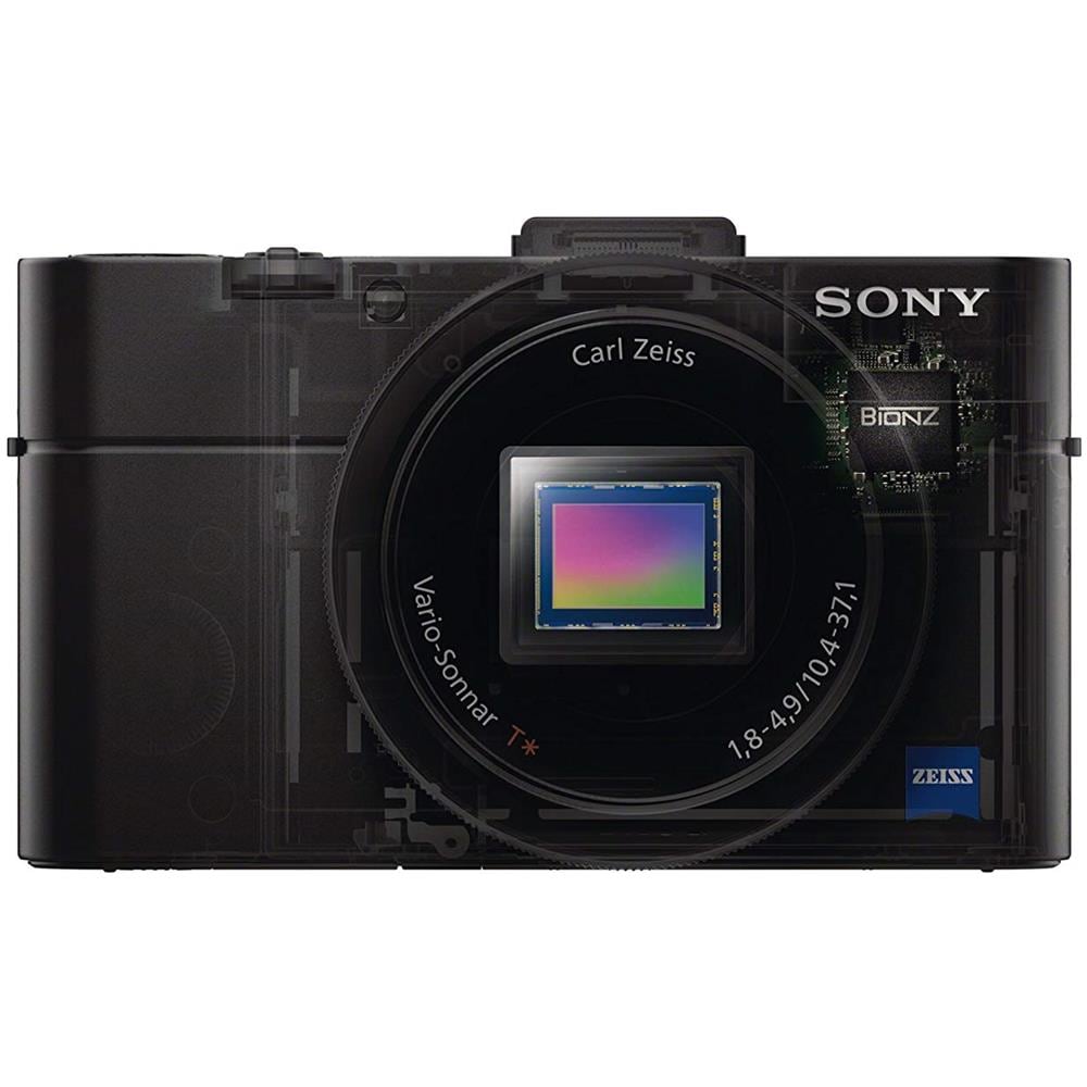 Dsc-rx100m2 Fotocamera Digitale Compatta Cyber-shot, Sensore Cmos Exmor R Da 1"" E 20,2 Megapixel, Obiettivo Zeiss Vario-sonnar T* Con Zoom Ottico 3,6x, Nero - Foto 2