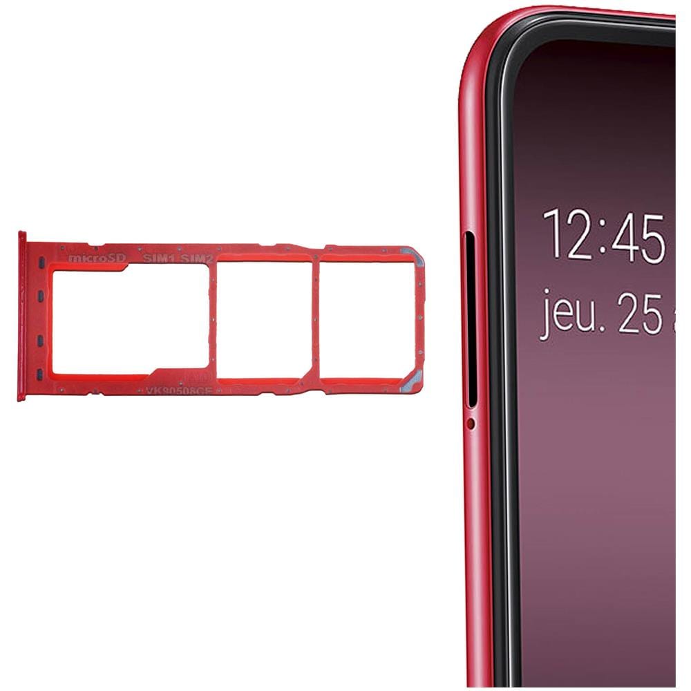 Slot Scheda Nano Sim + Microsd Samsung Galaxy A10 – Rosso - Foto 5