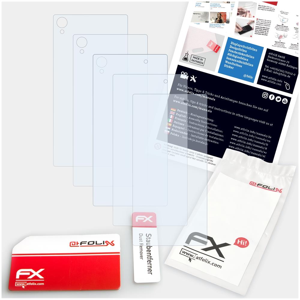 Protezione Pellicola Dello Schermo Compatibile Con Sony Xperia Z1 Pellicola Protettiva, Ultra-trasparente Fx Proteggi Schermo (set Di 3)  - Foto 2