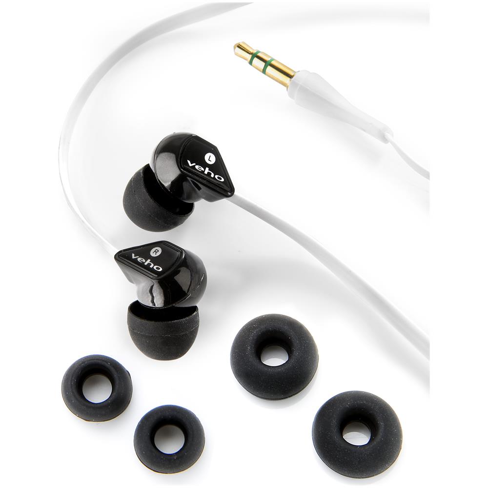 VEHO - Z-1 Nero, Bianco Intraurale Auricolare cuffia - ePRICE