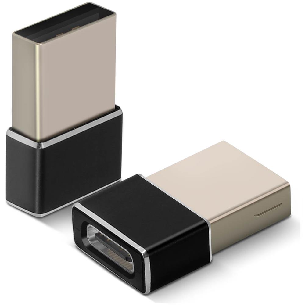 2x Adattatori Di Ricarica Usb-c Femmina A Usb Maschio Nero - Foto 5