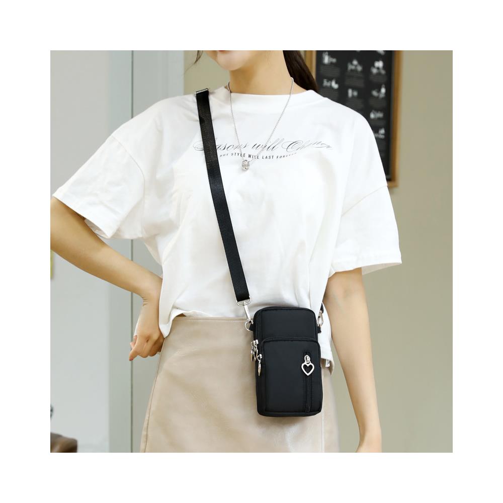 Borsa A Tracolla Per Cellulare Nera - Foto 15