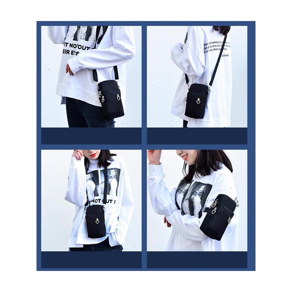 Borsa A Tracolla Per Cellulare Nera - Foto 2