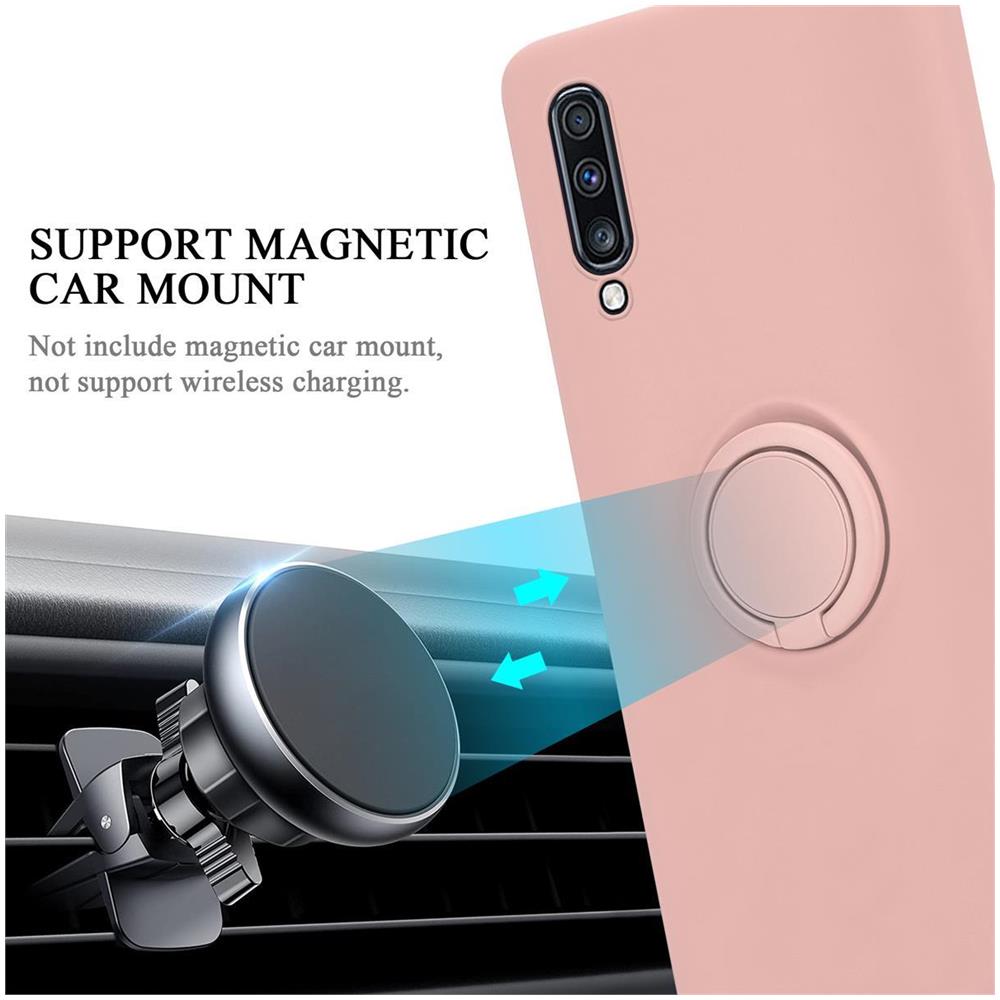 Cadorabo Custodia Compatibile Con Samsung Galaxy A70 / A70s In Liquid Rosa - Coperchio Protettivo In Silicone Tpu Flessibile Con Anello - Foto 8