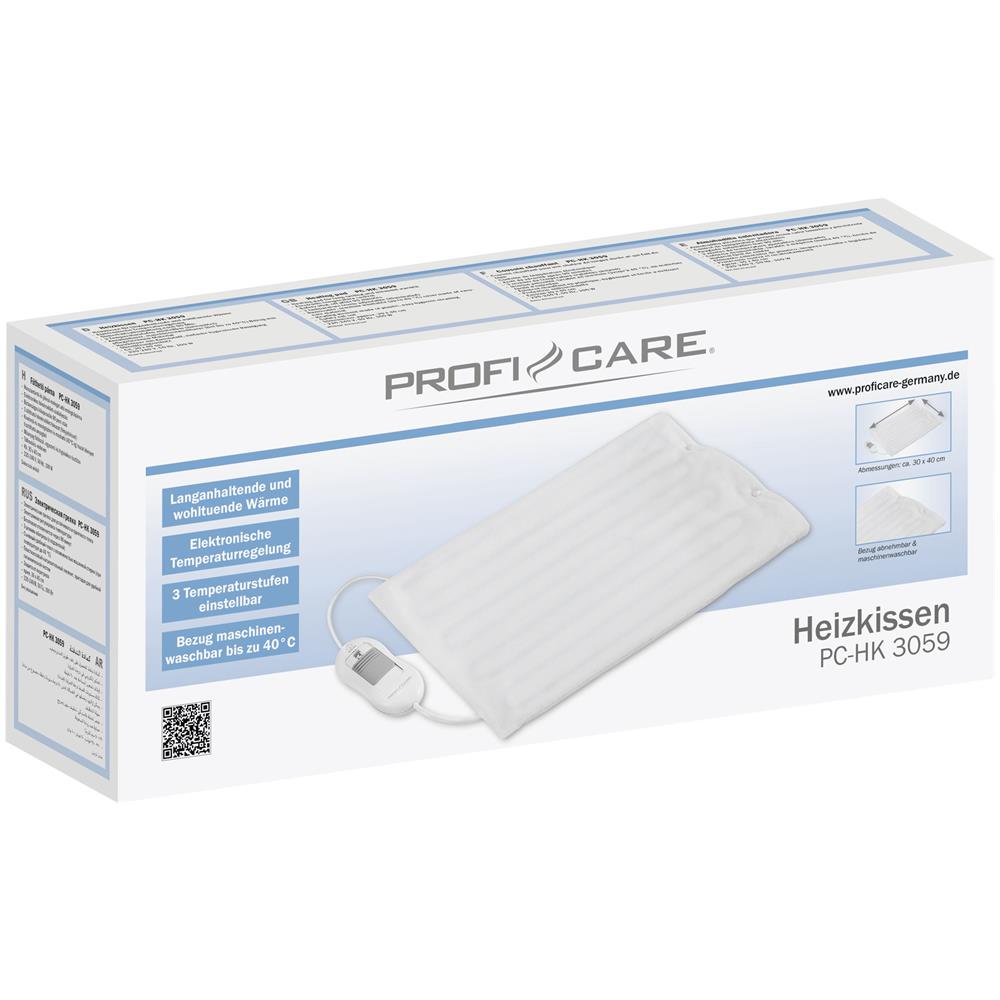 Cuscino Elettrico HK 3059 con 3 Livelli di Temperatura Potenza 100 W Colore Bianco - Foto 5