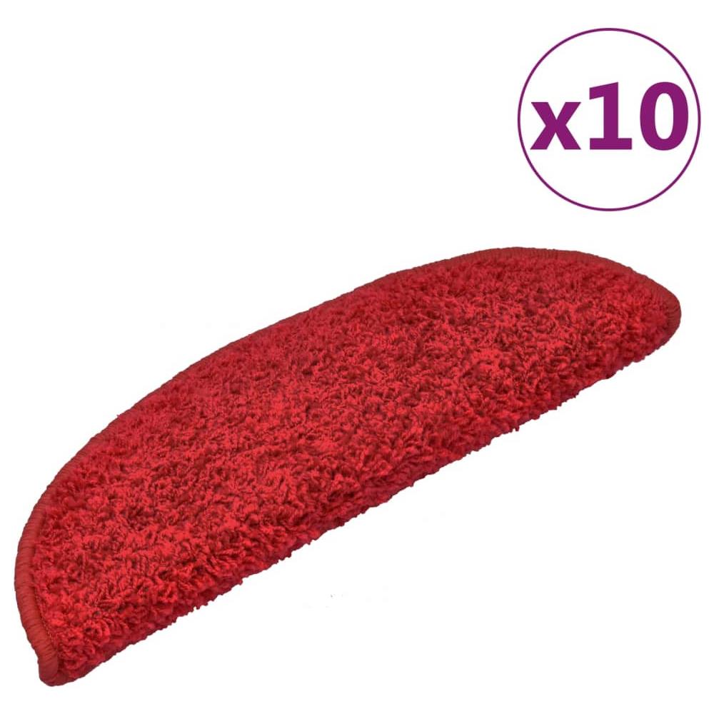 Tappetini Per Scale 10 Pz 65x25 Cm Rosso - Foto 2