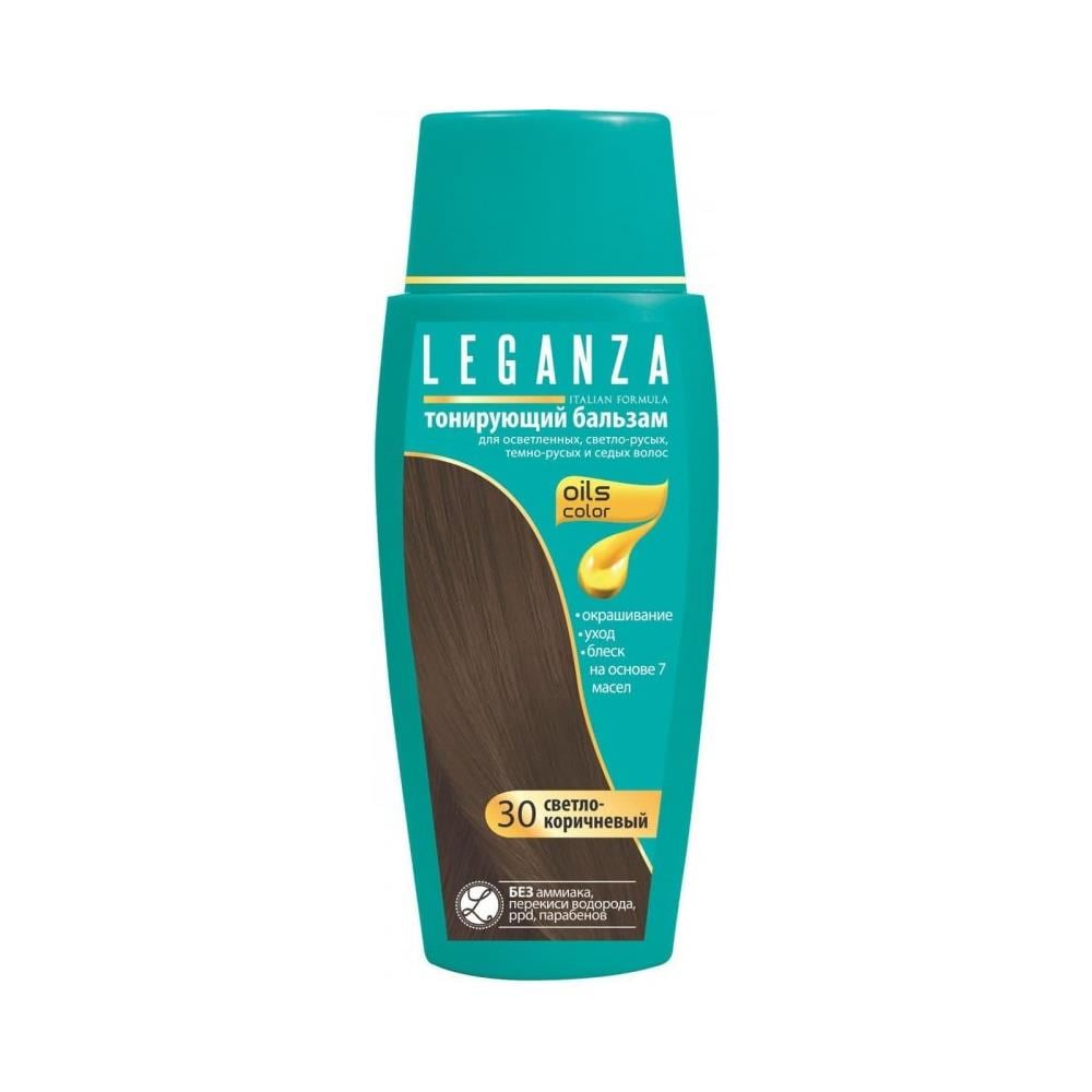 Balsamo Colorante Per Capelli Colore Marrone Chiaro Nº 30 """"leganza"""" Colorante Senza Ammoniaca |arricchito Con Oli Naturali - Foto 1