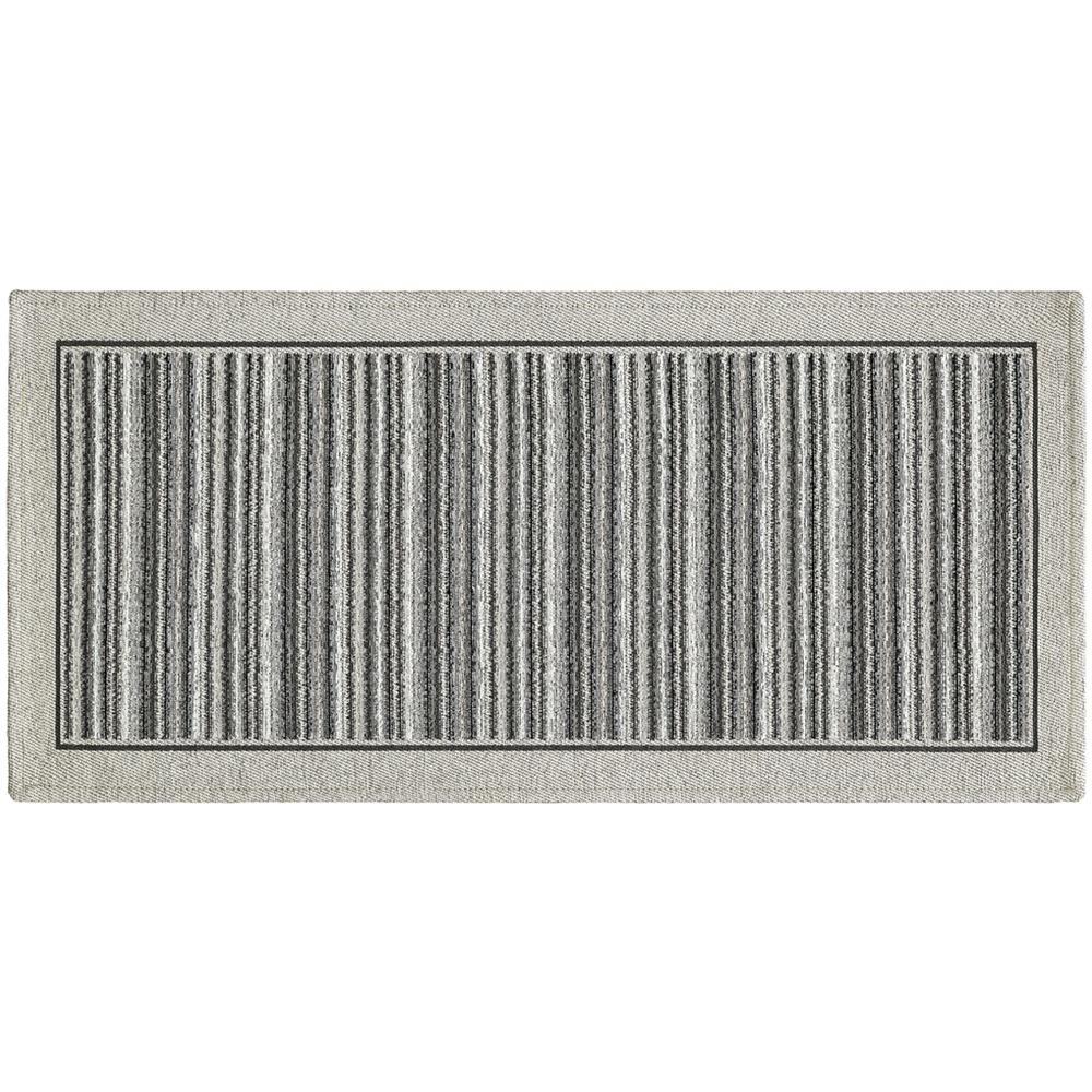 Tappeto Passatoia Cucina Corsia Retro Antiscivolo Disegno Shangai By Suardi 55x280 Grigio - Foto 1