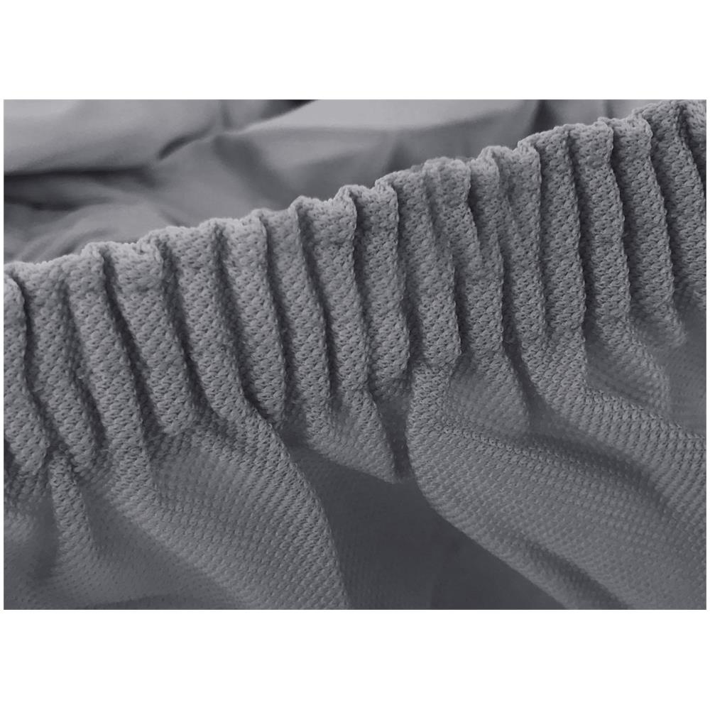 Copriseduta Per Divano Elasticizzato Antimacchia Genius In Tinta Unita 2 Posti Grigio Sassi 1020 - Foto 5