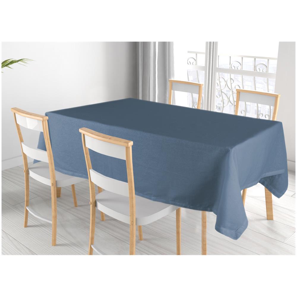 Tovaglia Cucina Soggiorno In Cotone Con Orlo A Giorno In Tinta Unita Vari Colori Ajour 140x240cm Carta Da Zucchero - Foto 1