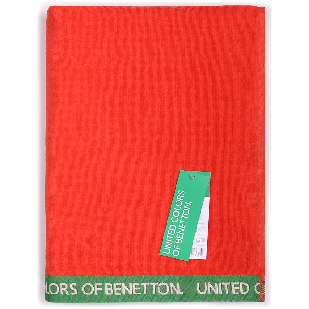 Asciugamano Da Spiaggia 90x160 Cm 380 Gsm Velor 100%cotton Red - Foto 2