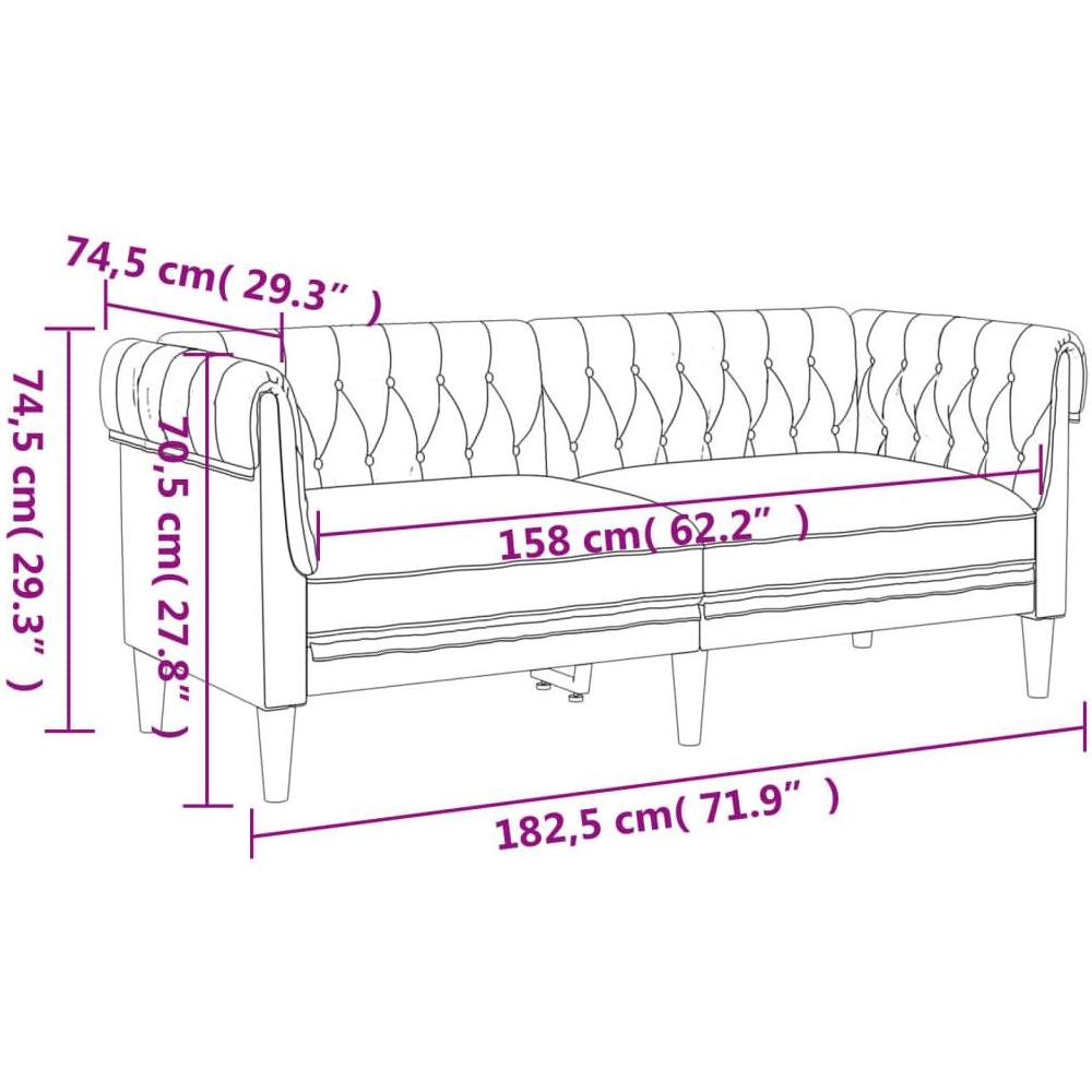 Set di Divani 3 pz Grigio Chiaro in Tessuto - Foto 10