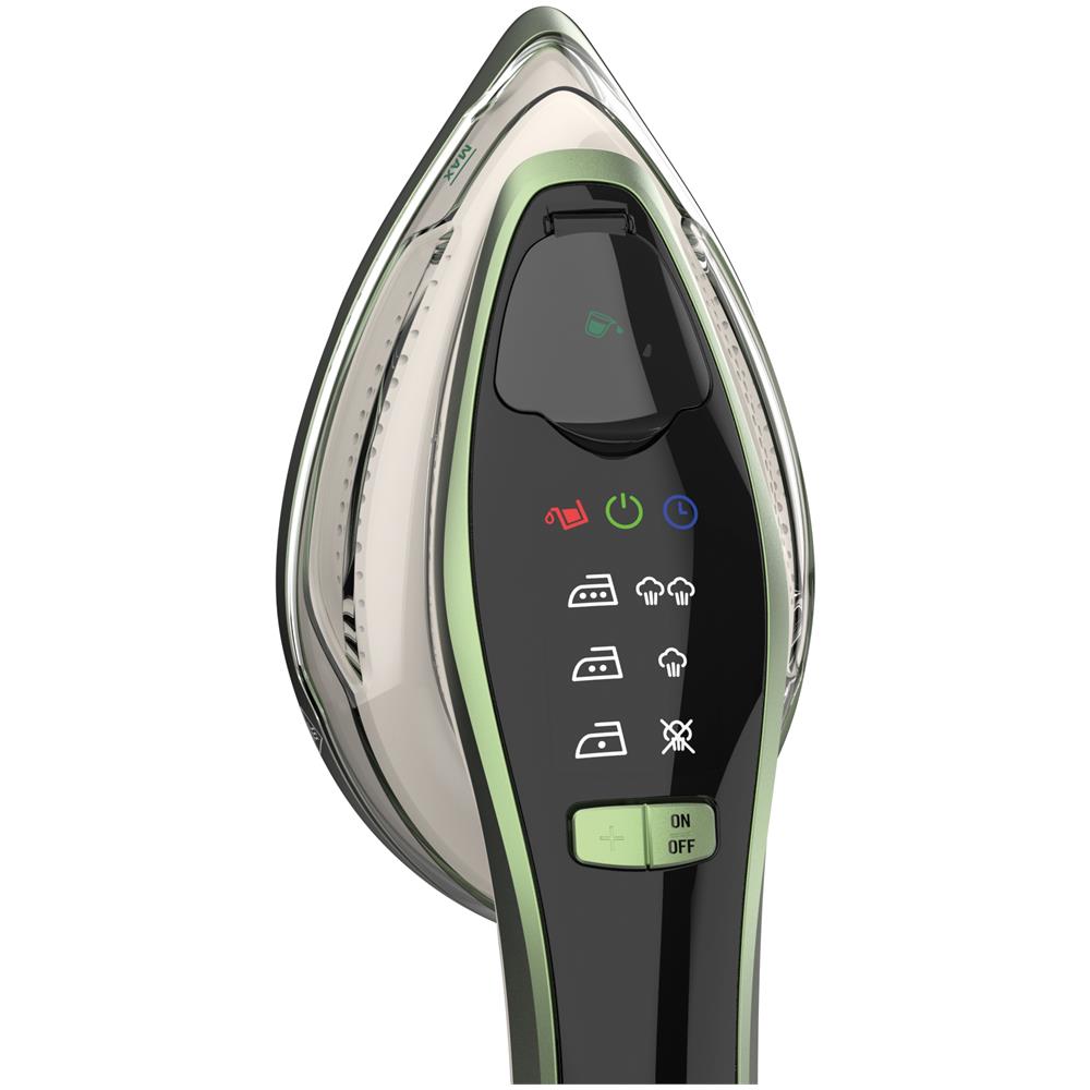 Steam Easy, ferro da stiro portatile verticale, stira in verticale e orizzontale, piastra ceramica, tripla regolazione di vapore e temperatura, display digitale, pronto in 30", 1200 Watt - Foto 2