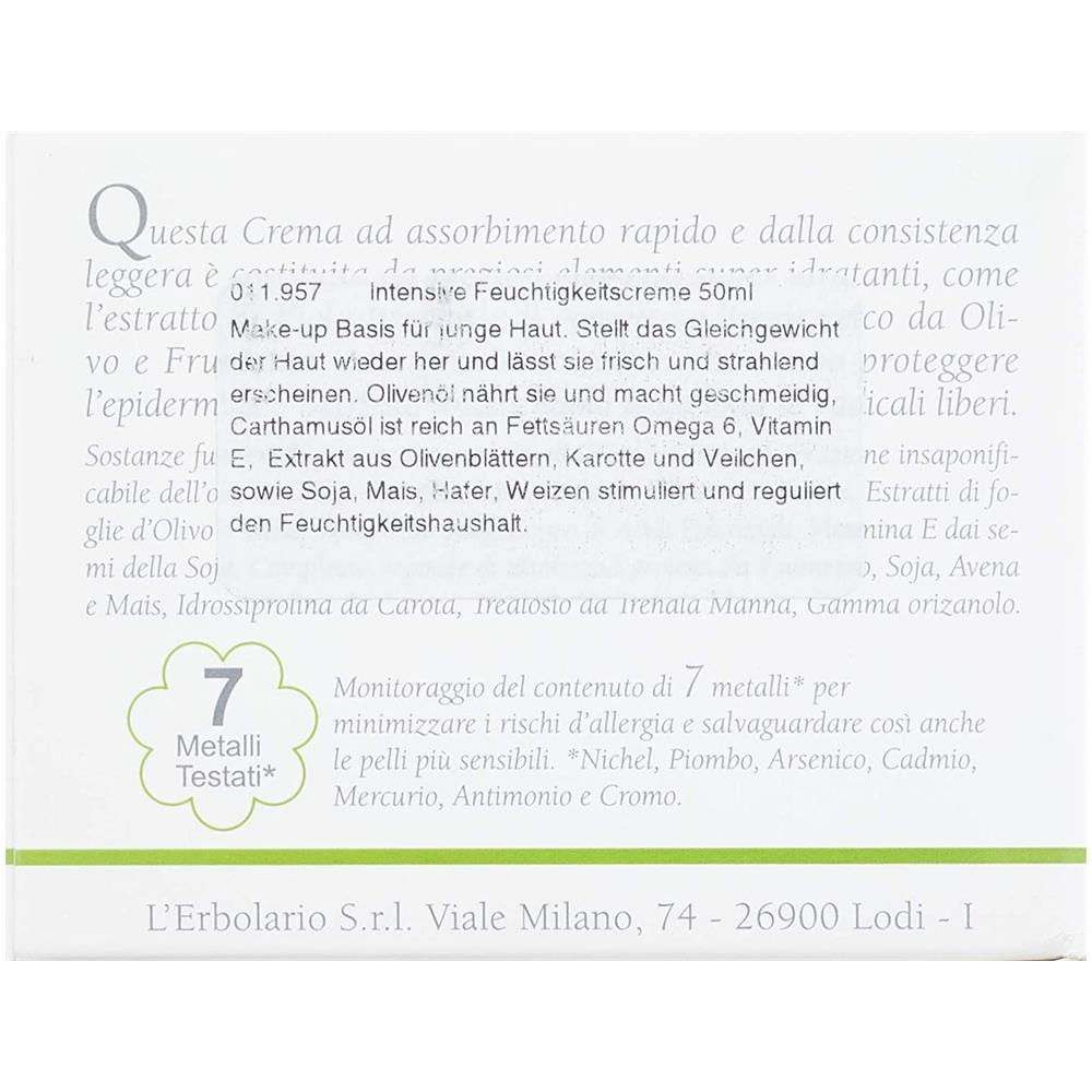 Crema Viso Idratazione Intensa Estratto di Viola e Foglie di Olivo 50 ml - Foto 2