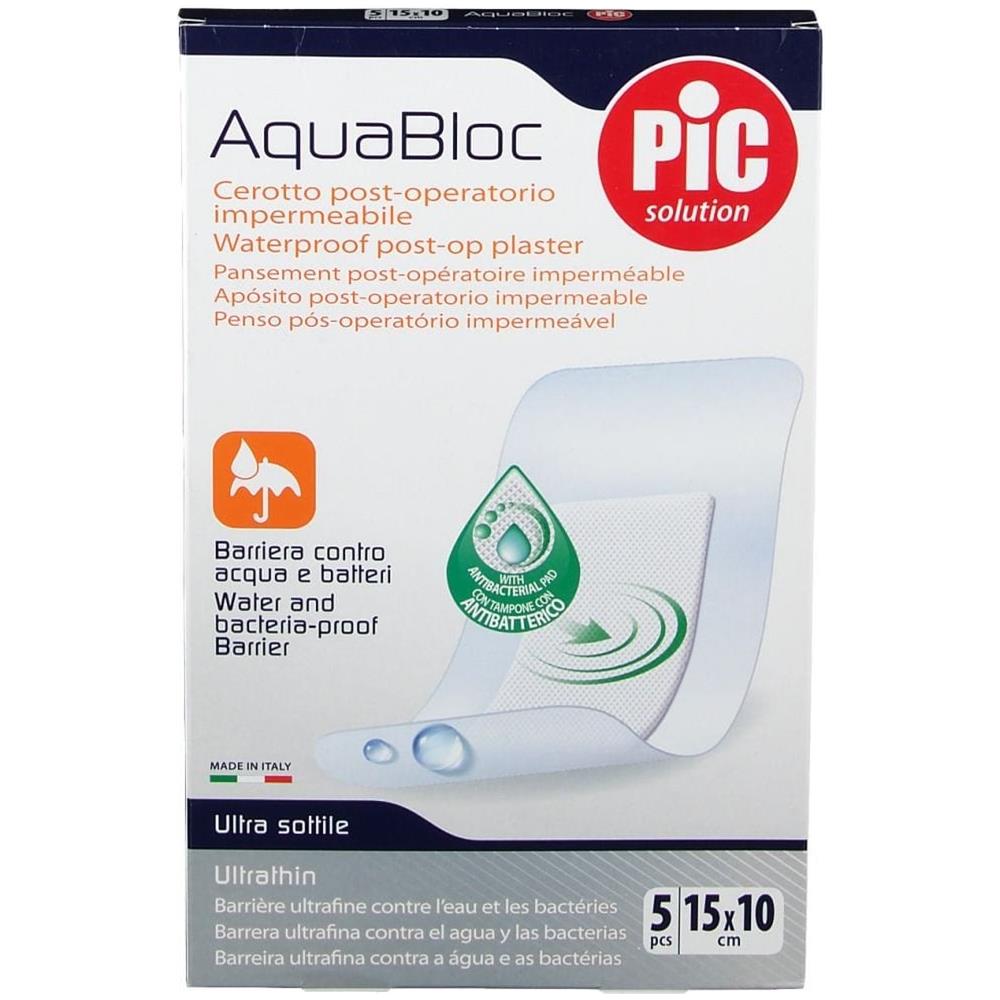 Cerotto Pic Aquabloc CM10X15 Antibatterico 5 Pezzi - Foto 2