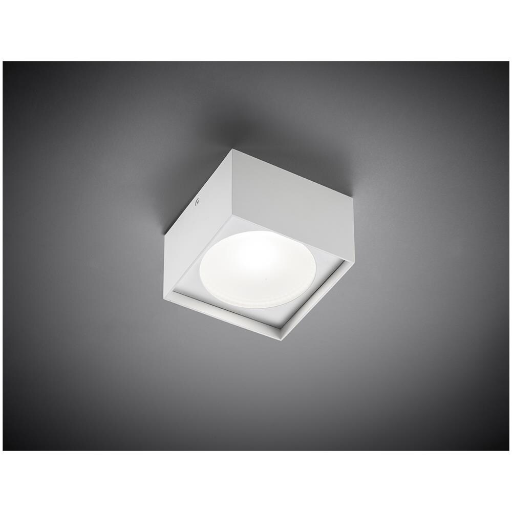 Cube Square Plafoniera Led A Cubo Bianca 7w - Foto 1