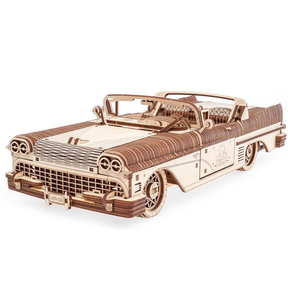 Puzzle in Legno 3D - Dream Cabriolet VM-05 Kit di Costruzione - 739 Pezzi   - Foto 1