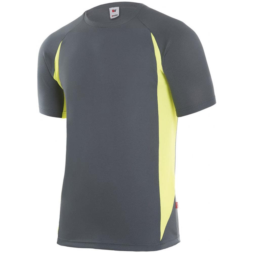Serie 105501 T-shirt Grigia Poliestere Tecnica Da Lavoro Tempo Libero Sport (M)  - Foto 1