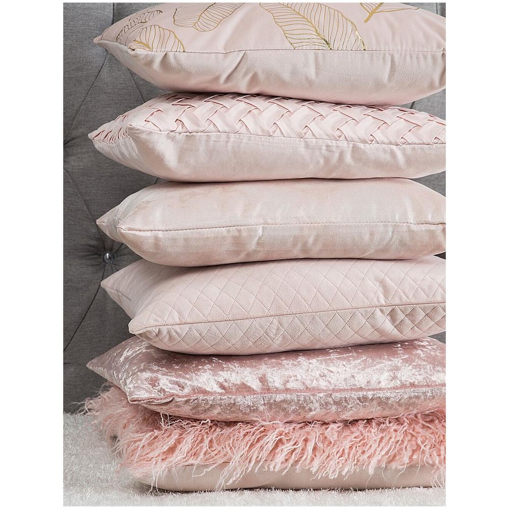 Set Di 2 Cuscini Decorativi 45x45cm Rosa Freesia - Foto 2