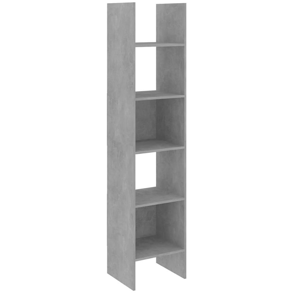 Libreria Grigio Cemento 40x35x180 cm in Legno Multistrato - Foto 2