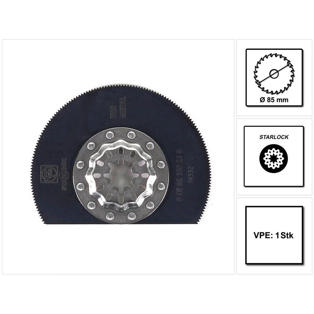 Lama Per Sega 85 Mm / Hss / Starlock (63502106210) - Foto 1