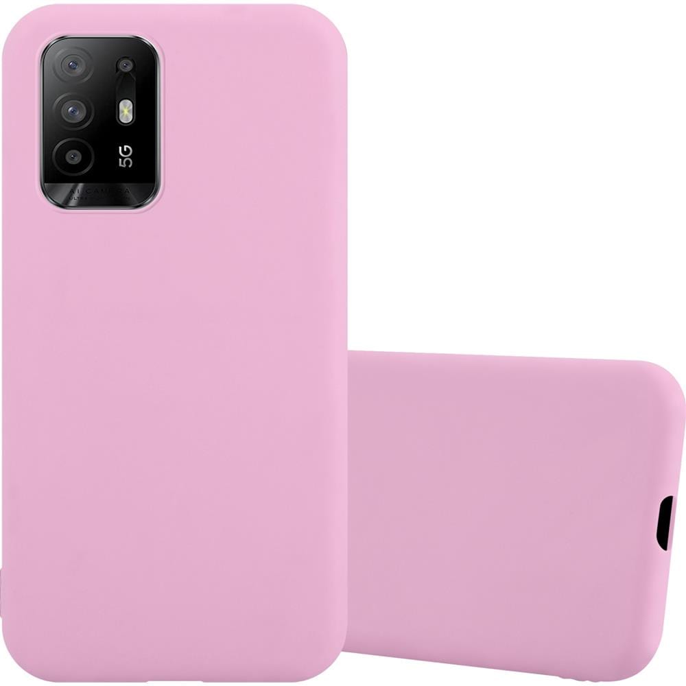 Custodia Compatibile Con Oppo A94 5g In Candy Rosa - Coperchio Protettivo In Silicone Tpu Flessibile - Foto 1