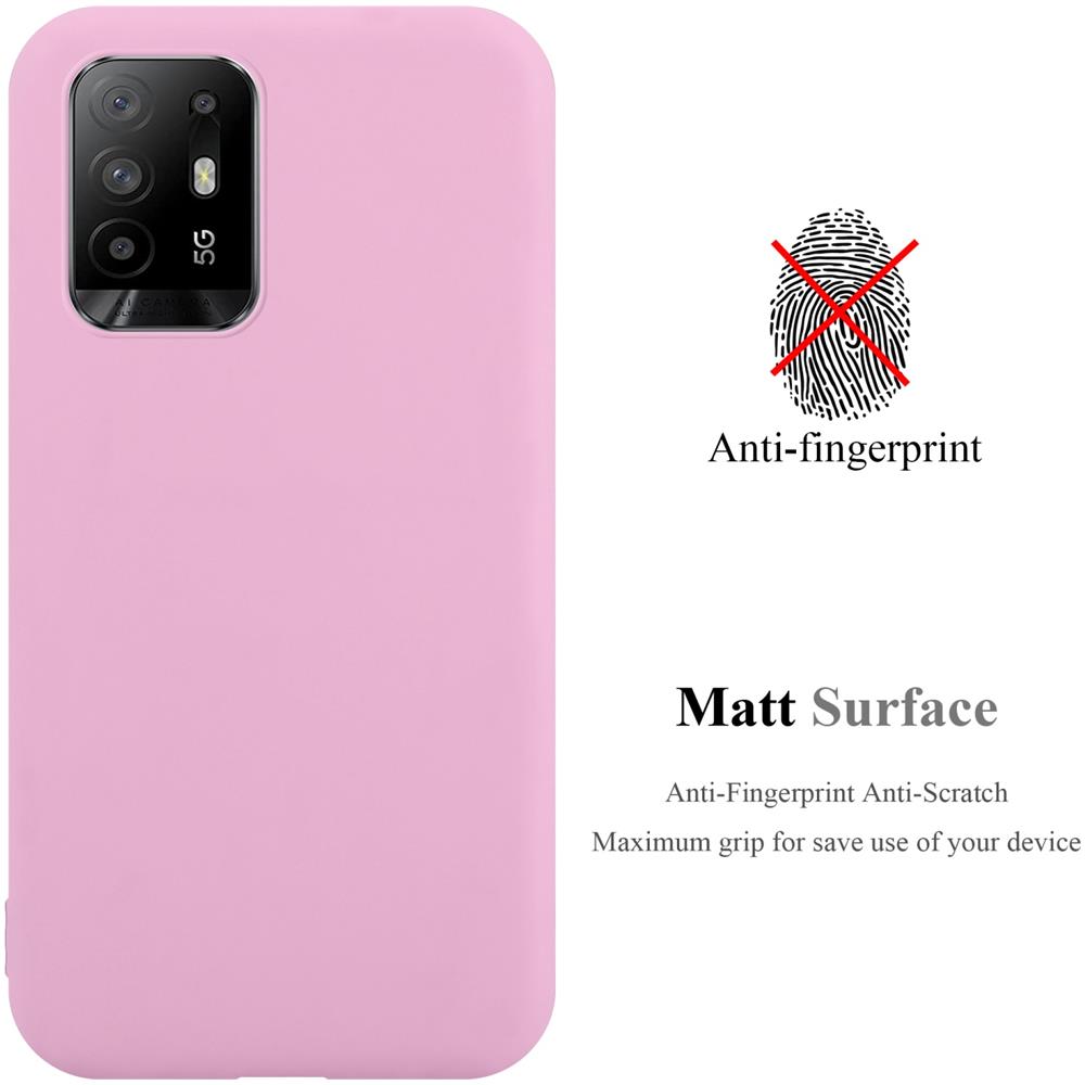 Custodia Compatibile Con Oppo A94 5g In Candy Rosa - Coperchio Protettivo In Silicone Tpu Flessibile - Foto 2