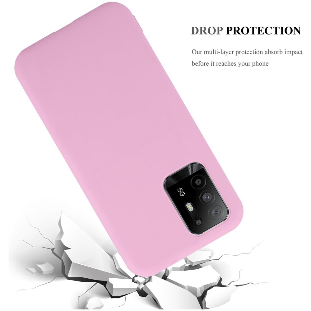 Custodia Compatibile Con Oppo A94 5g In Candy Rosa - Coperchio Protettivo In Silicone Tpu Flessibile - Foto 7