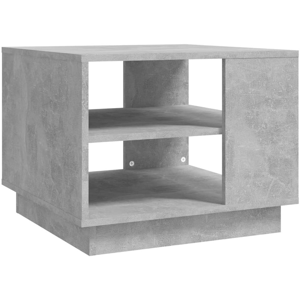 Tavolino da Salotto Grigio Cemento 55x55x43 cm in Truciolato - Foto 2