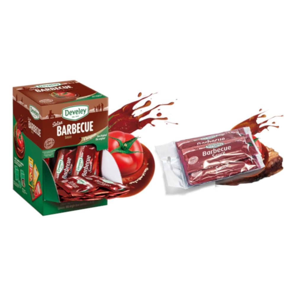Salsa Barbecue Box Monoporzioni Bustine 100x20 Ml - Foto 1