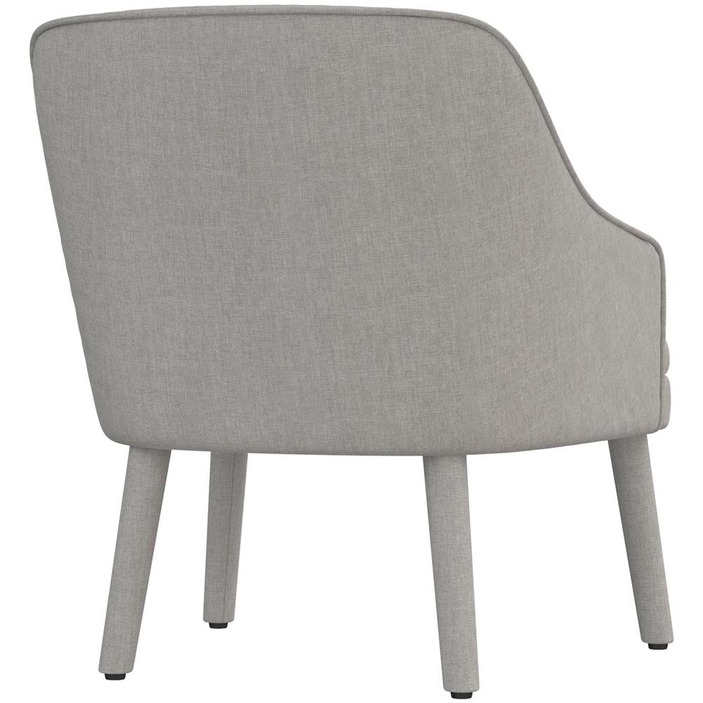 Effie Sedia Accent In Lino Grigio Chiaro - Foto 2