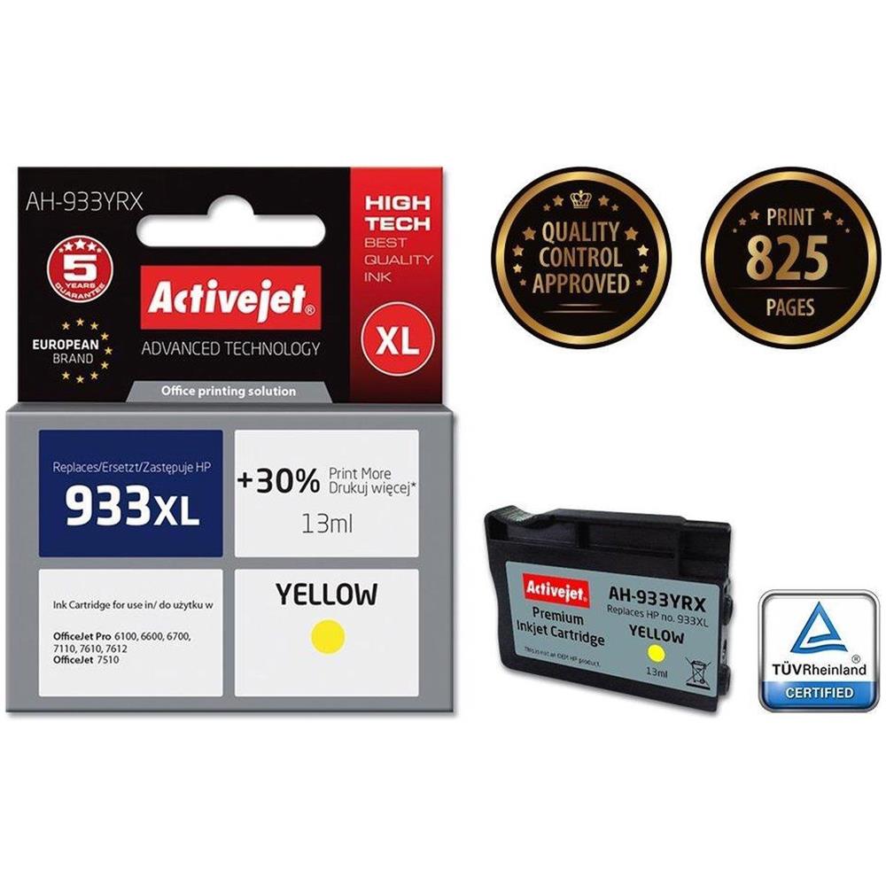 Inchiostro Activejet Ab-1100ynx Per Stampante Brother; Sostituzione Brother Lc1100/lc980y; Supremo; 19,5ml; Giallo - Foto 2