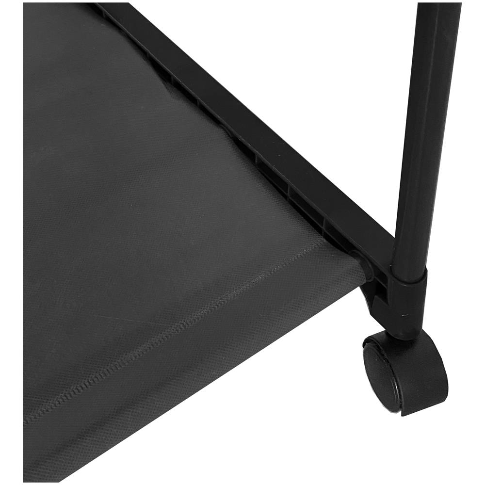 Appendiabiti Donkey Majestic Nyana Home 160x55x42 Cm 2 Ripiani, 1 Barra Superiore Nero - Foto 2