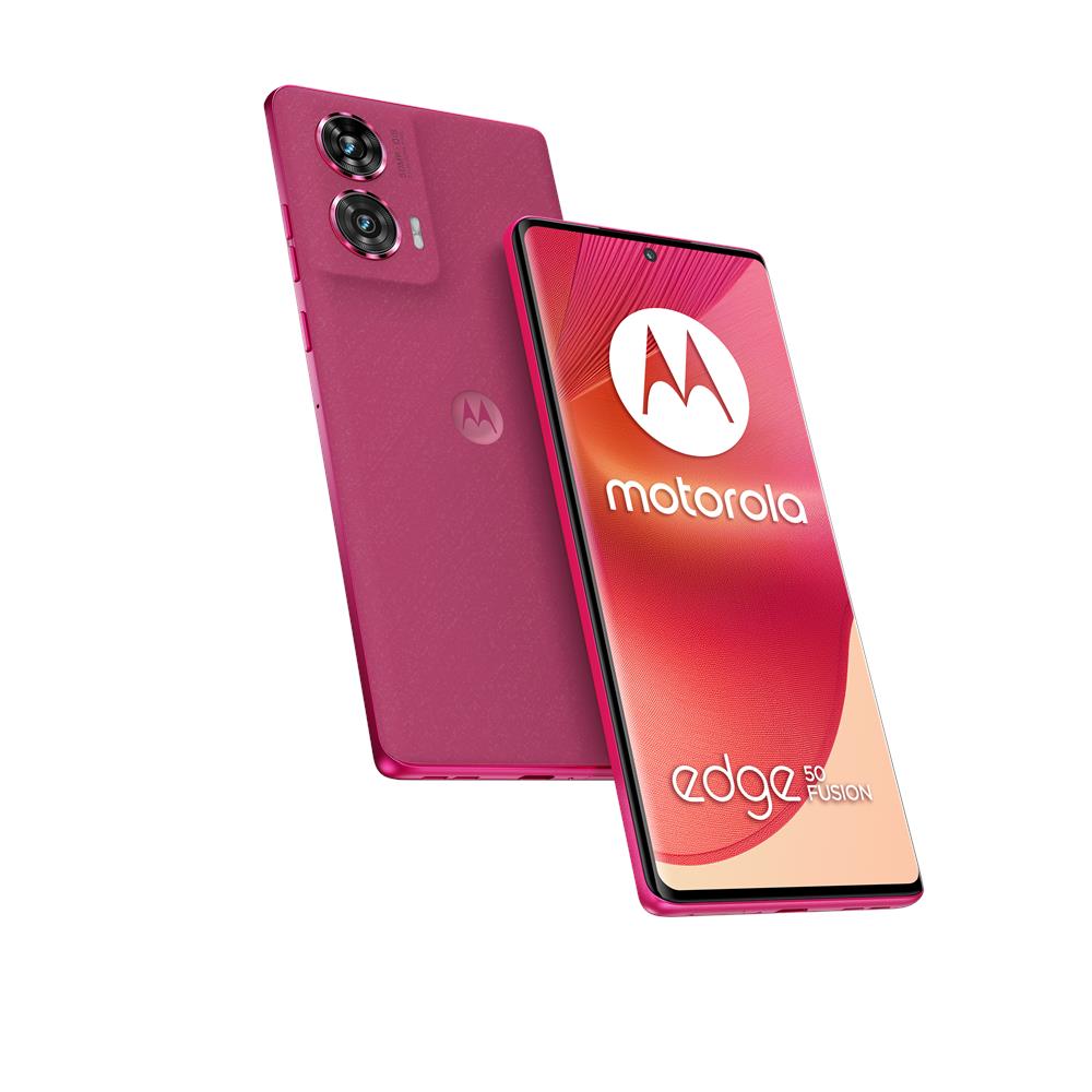 Edge 50 Fusion 5G 256GB 8GB Ram Dual Sim Display 6.67" P-OLED Slot Nano SD Fotocamera 50 Mpx Android 14 Hot Pink - Foto 1