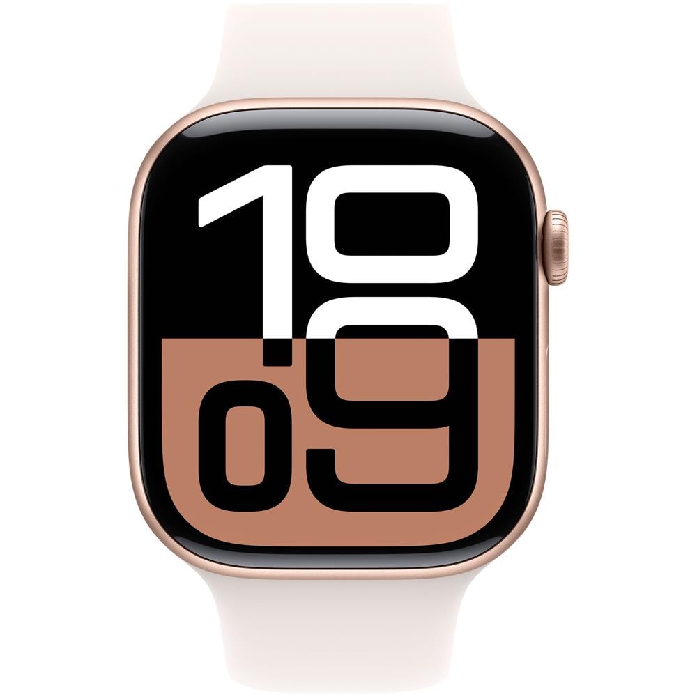 Watch Series 10 OLED 46 mm Digitale 416 x 496 Pixel Touch screen 4G Rose Gold Wi-Fi GPS (satellitare) - Foto 1